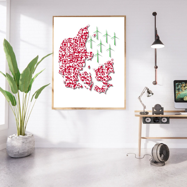 QRShaper - Country QR Codes Denmark