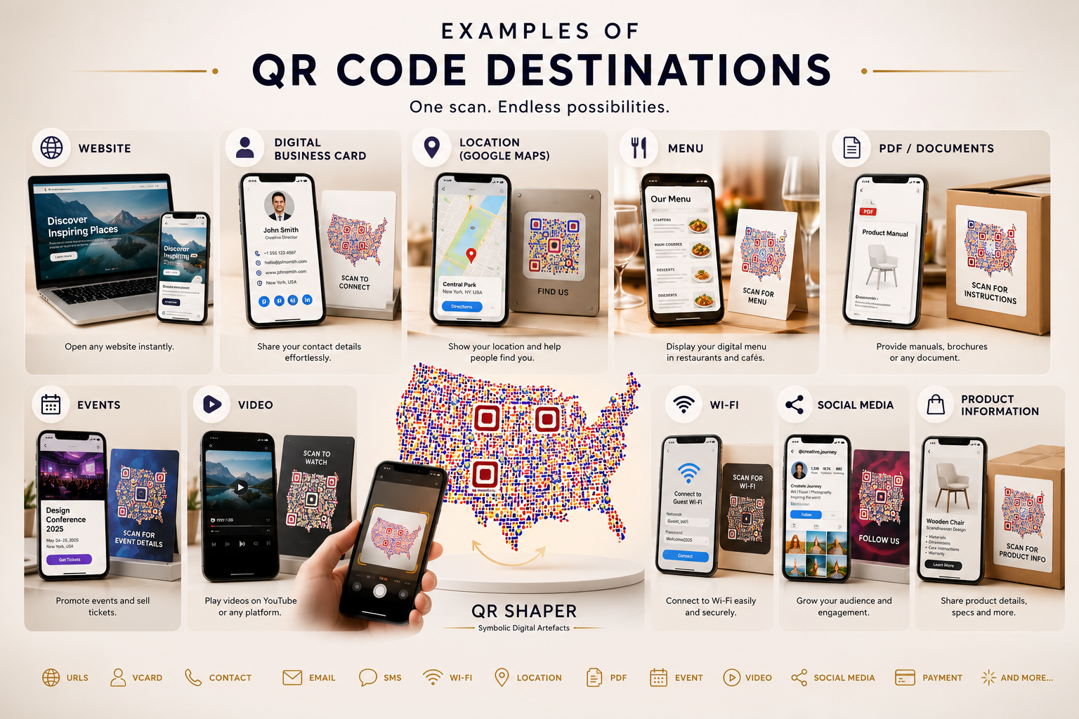 QRShaper - Where should I enter the QR code