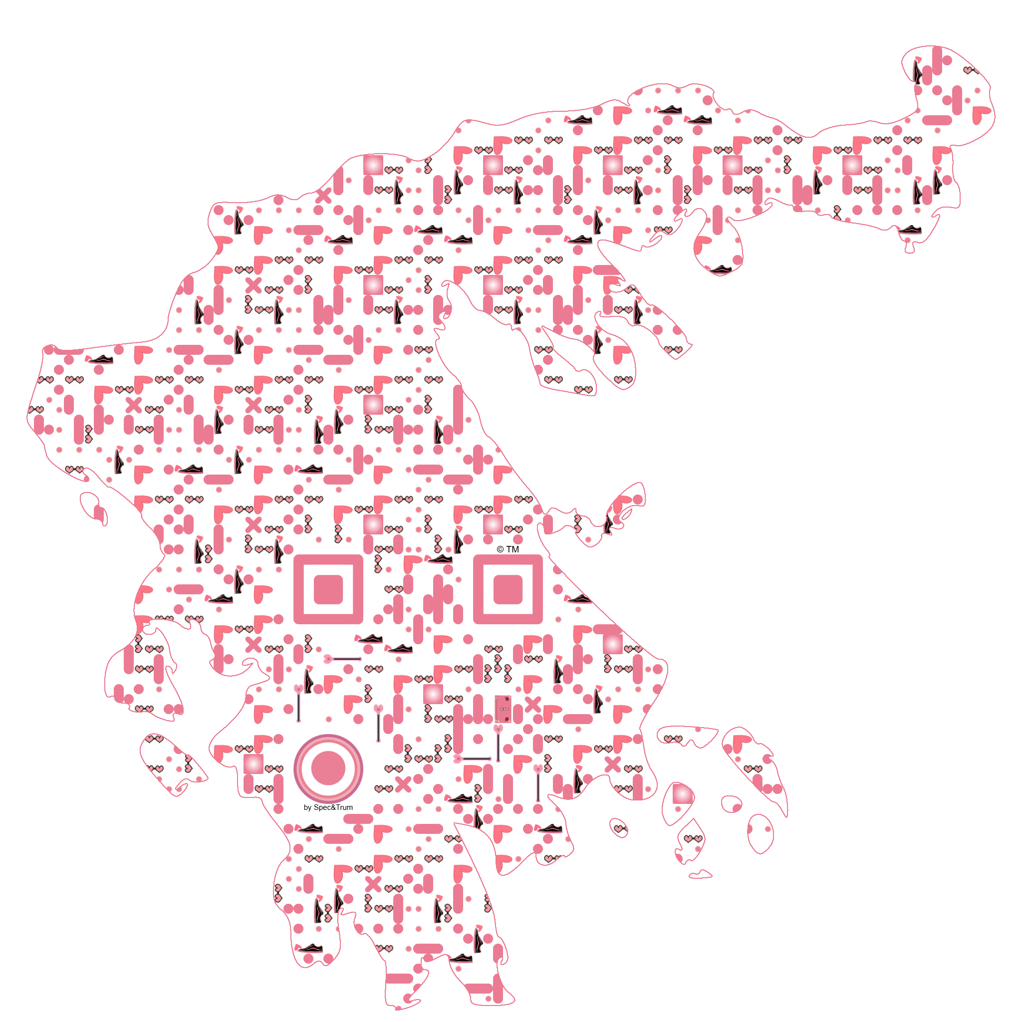 Symbolic digital artefact representing Greece cultural identity through pixel-based visual structure.