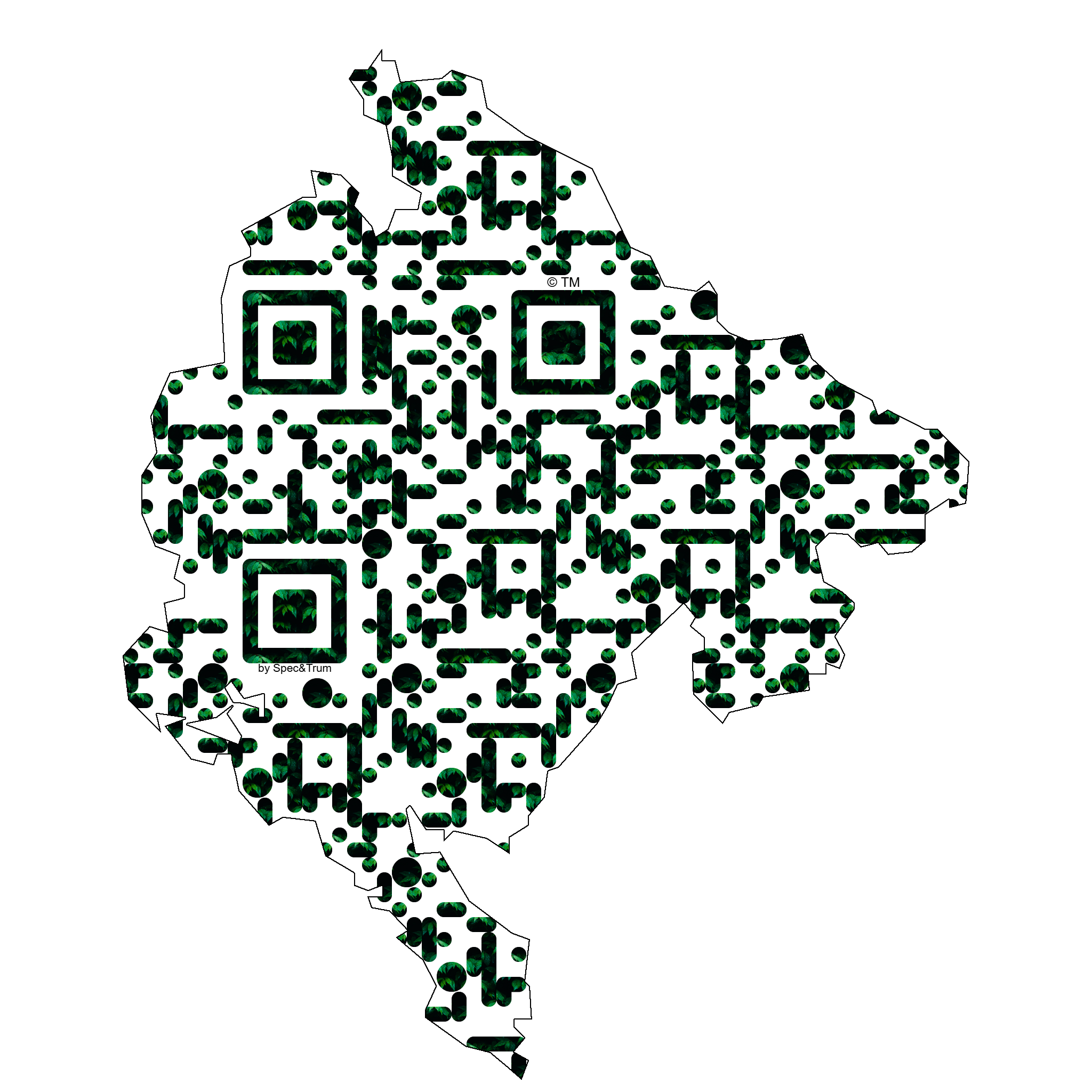 Symbolic digital artefact representing Montenegro cultural identity through pixel-based visual structure.