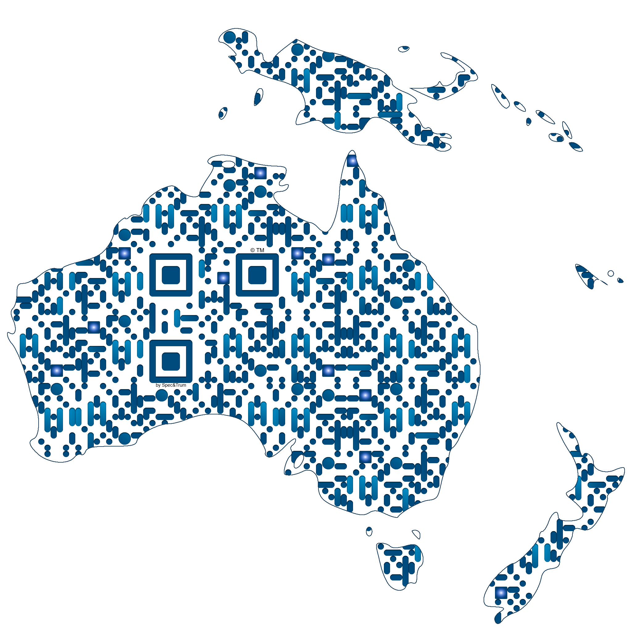 Symbolic digital artefact representing Oceania cultural identity through pixel-based visual structure.