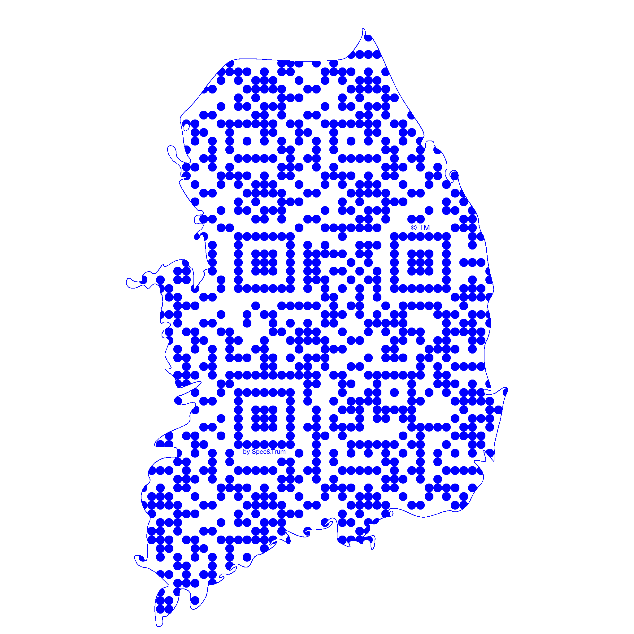 Symbolic digital artefact representing South Korea cultural identity through pixel-based visual structure.